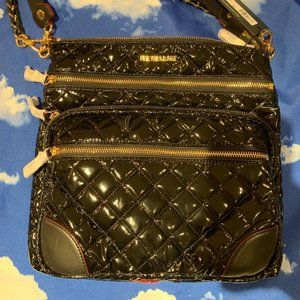 Brand New Downtown Crosby MZ Wallace Black XL Purse